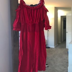 Pretty little thing red mini dress